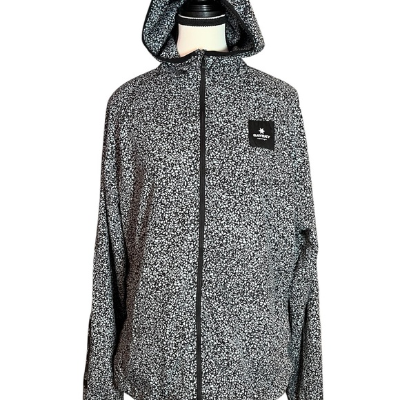 Saysky Terazzo Pace Jacket Hoodie Windbreaker Running Woman’s Size M Zip Up - Picture 12 of 12